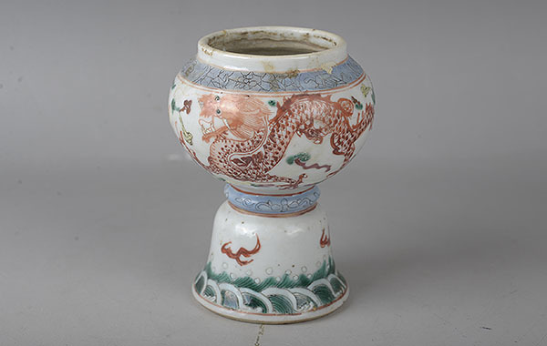 染付　山水画　伊万里焼　骨董品 古伊万里焼 青染付の山水画 陶磁器特大皿 約46cm 骨董品 - メルカリ