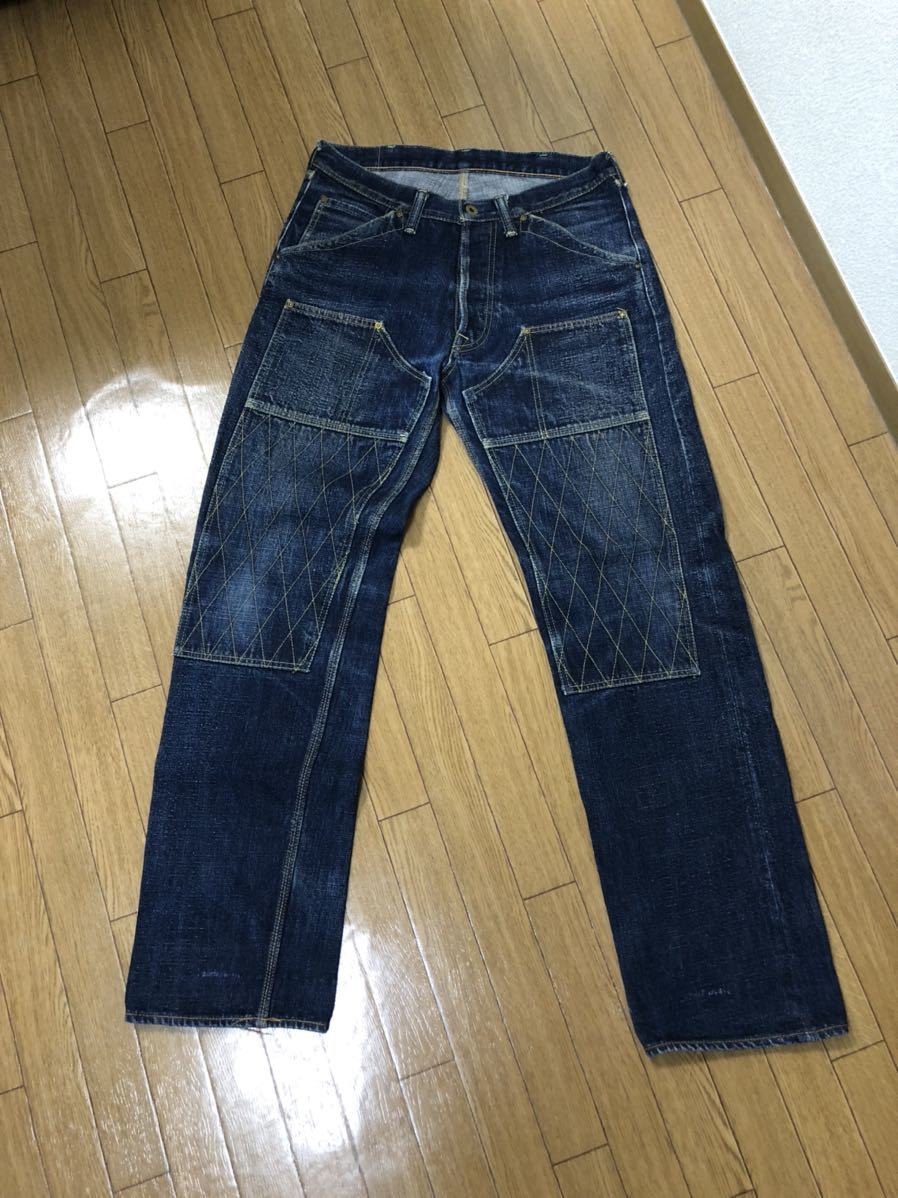 トロフィークロージング TROPHY CLOTHING ダブルニー デニム パンツ 