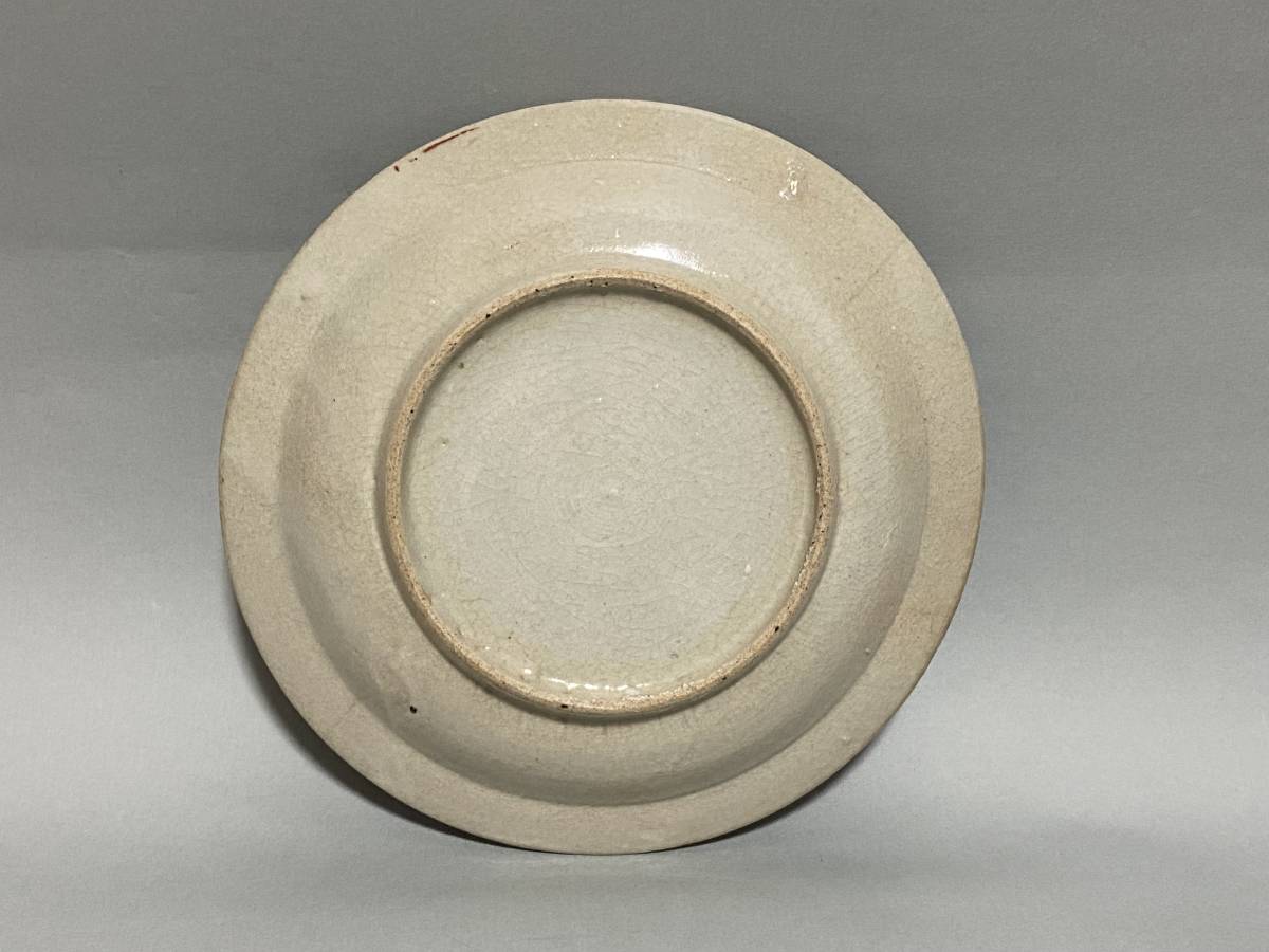 天平堂（TENPYODO） 呉須赤絵唐獅子文大皿（明時代） 純時代の逸品