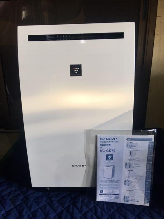 SHARP シャープ 除加湿空気清浄機 KC-GD70-W プラズマクラスター 送料