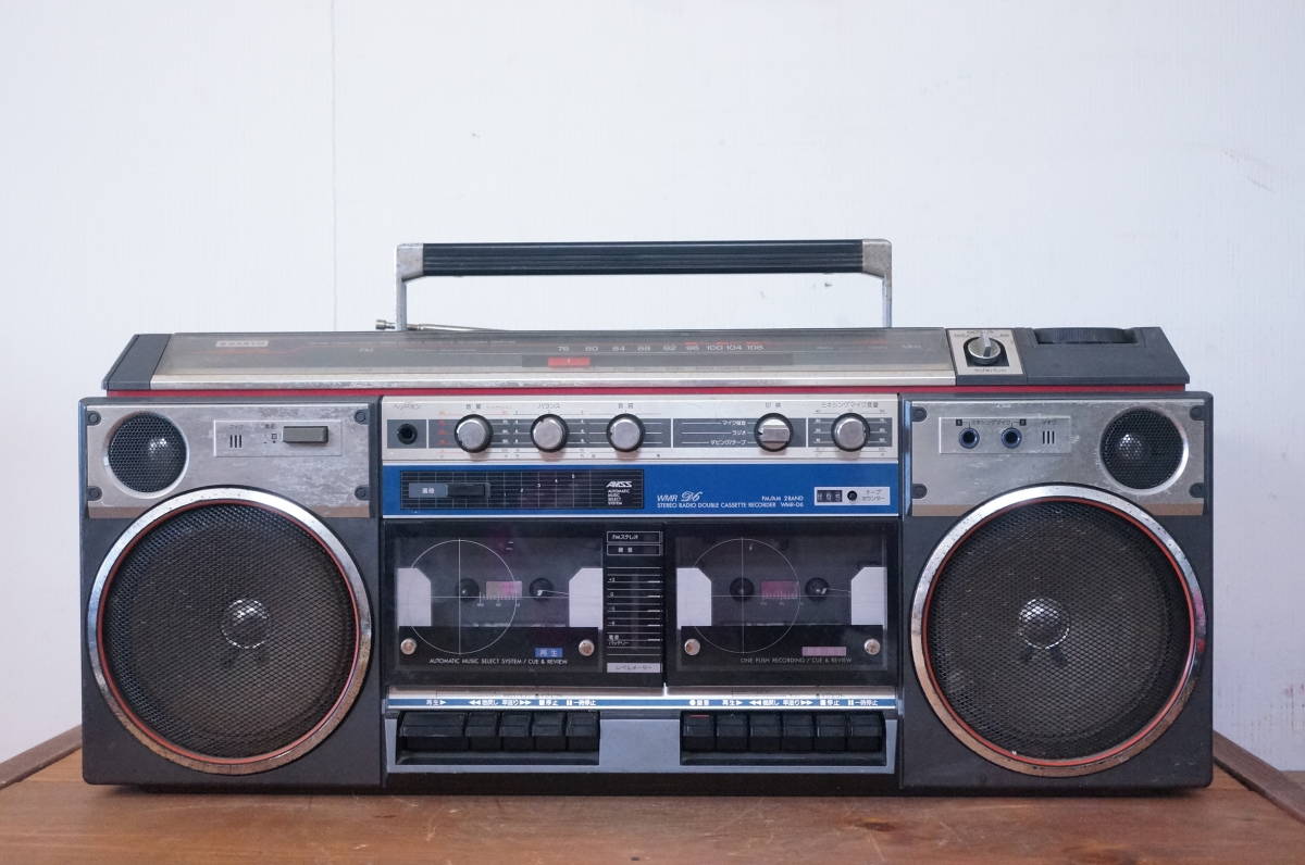 SANYO サンヨー WMR-D6 ダブルラジカセ ラジオ FM/AM 2バンド ステレオ