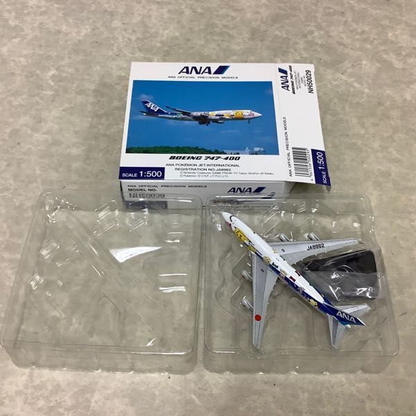 1円～ 全日空商事 1⁄500 ANA ボーイング747-400 ポケモンジェット