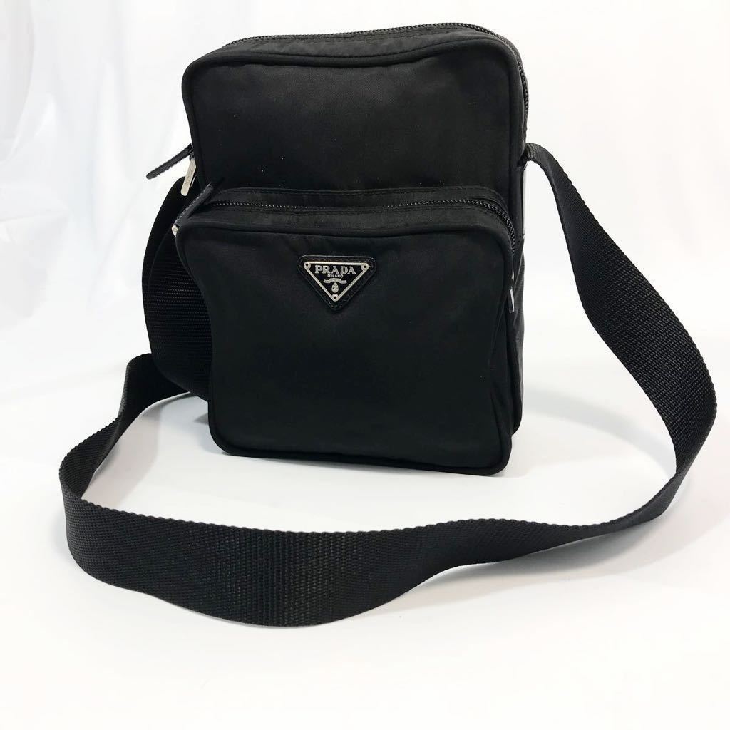 ショルダーバッグ ナイロン PRADA 三角ロゴ プラダ アマゾン型 