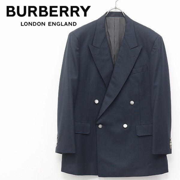 【豊富な，正規品】 ヴィンテージ BURBERRYS/バーバリー PRESTIGE COLLECTION ホース シェル釦 ダブル 紺ブレザー ジャケット BB5 国内正規品(テーラードジャケット、ブレザー)｜売買されたオークション情報、yahooの商品 男性用