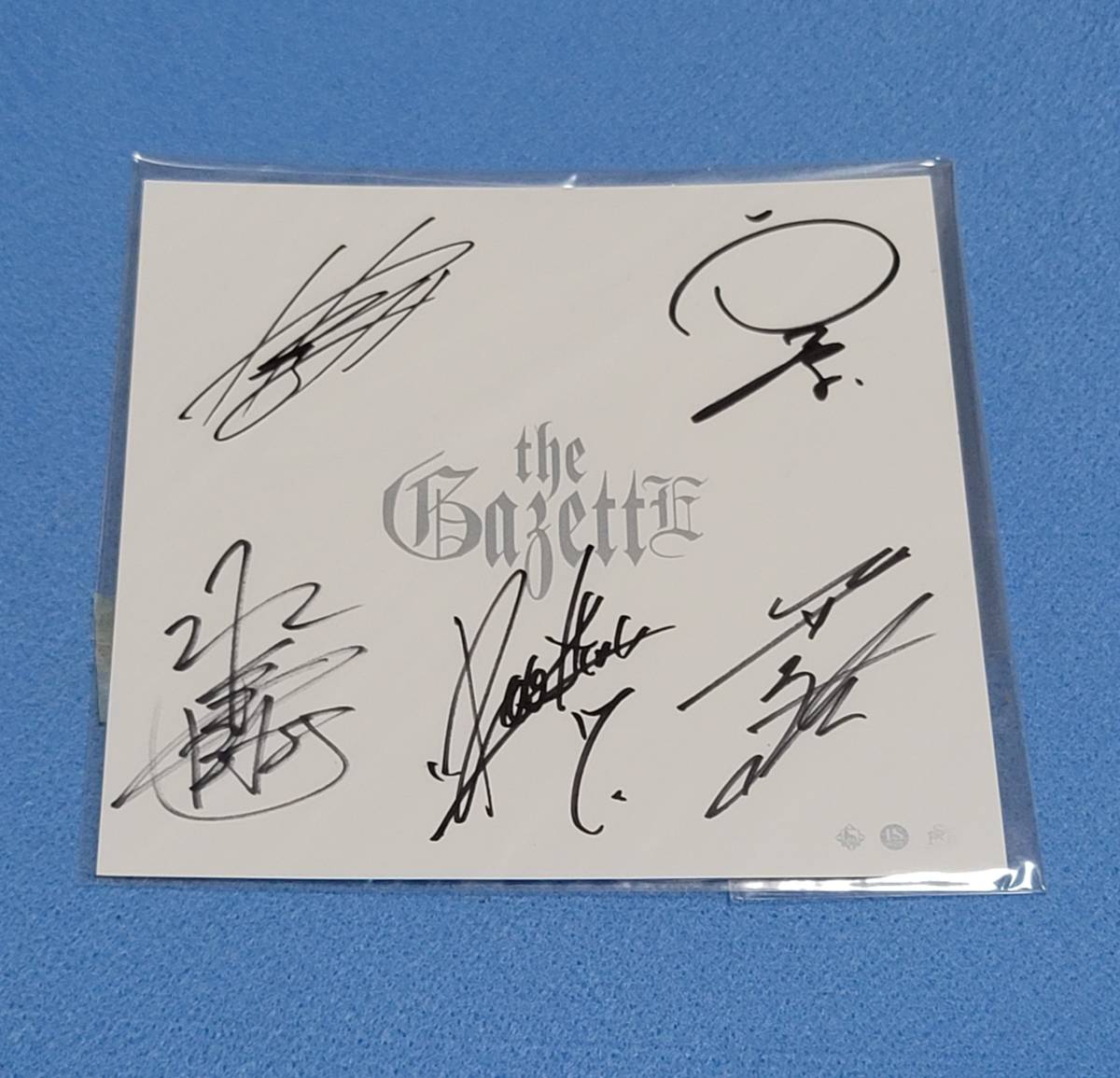 GazettE the ガゼット : 直筆サイン色紙 - 直筆サイン色紙の通販 by