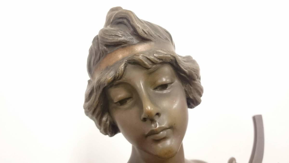 美品】Emmanuel Villanis エマニュエル ヴィラニス 作 ブロンズ彫刻