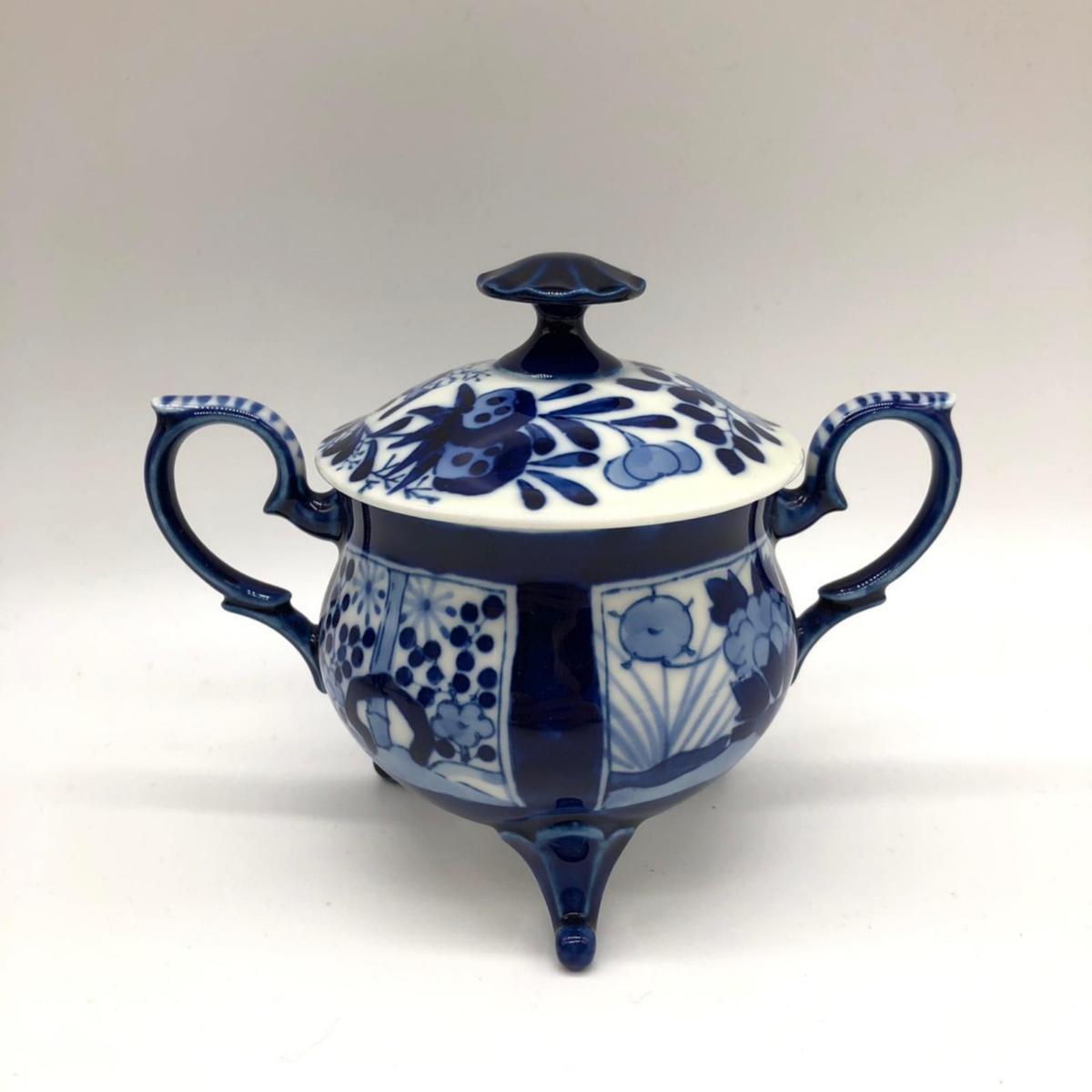 ☆深川製磁 VOC カップ＆ソーサー 2客 ティーポット クリーマー