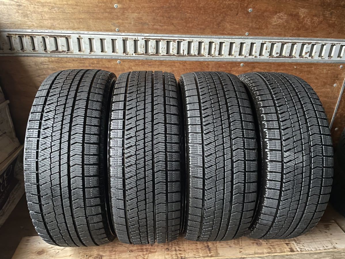 225/55R17 バリ山 ブリヂストン BLIZZAK VRX2 2017年製 4本セット 