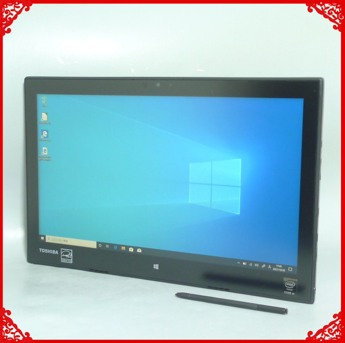 超高速SSD タブレット Windows10 中古美品 フルHD 12.5型 東芝 R82/P 第5世代Core M-5Y51 4GB 無線 WiFi Bluetooth webカメラ Office 1円～ 超高速SSD タブレット Windows10 中古良品 フルHD 12.5型 東芝