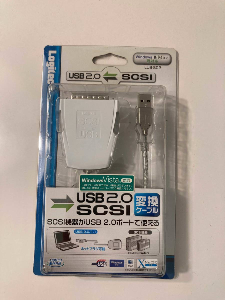 Logitec USB2.0-SCSI変換ケーブル LUB-SC2 Logitec ロジテック USB 2.0