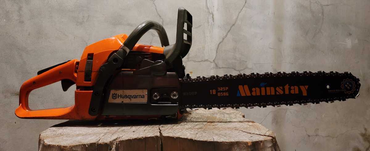 中古可動品]Husqvarna/ハスクバーナ チェーンソー346XPG 45→50cc 
