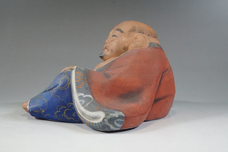 L472◇裏隠し春画人形 布袋像 巾20cm 裏絵春画 遊女 花魁 枕絵 艶物 艶
