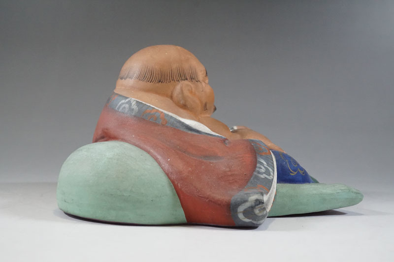 春画人形 日本人形 裏絵 隠し絵 L472◇裏隠し春画人形 布袋像 巾20cm 裏絵春画 遊女 花魁 枕絵 艶物 艶