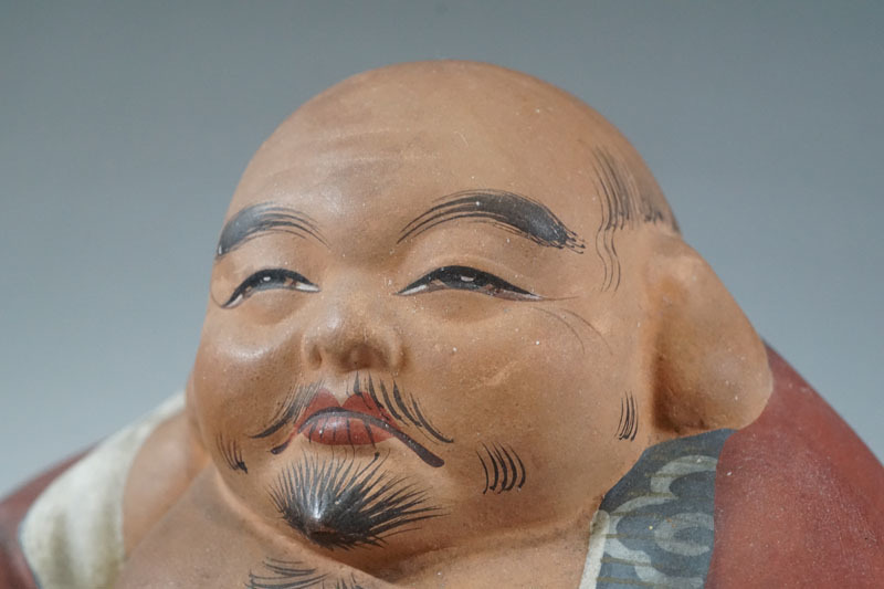 L472◇裏隠し春画人形 布袋像 巾20cm 裏絵春画 遊女 花魁 枕絵 艶物 艶