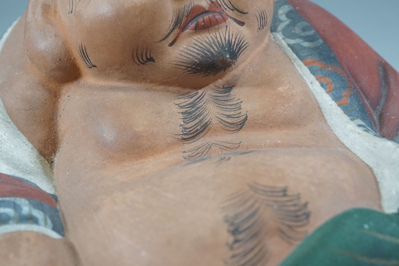 L472◇裏隠し春画人形 布袋像 巾20cm 裏絵春画 遊女 花魁 枕絵 艶物 艶
