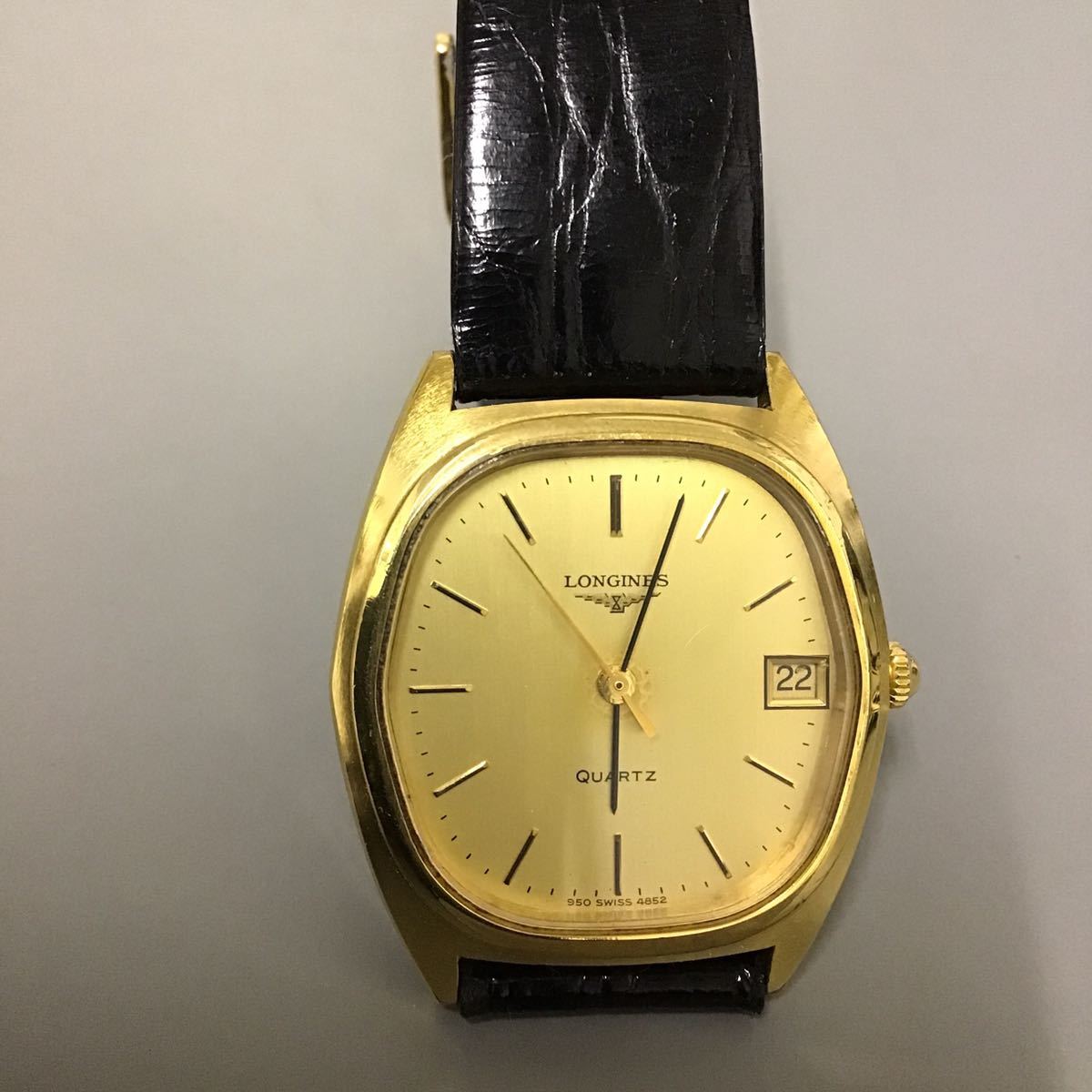 LONGINES ロンジン メンズ腕時計 革ベルト 