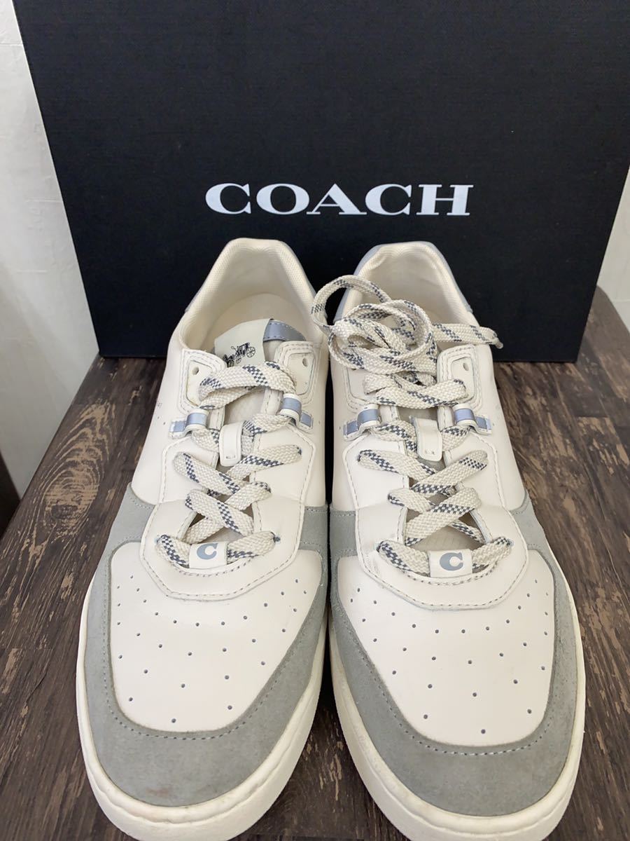 COACH コーチ レザースニーカー スエード CITYSOLE COURT シティソール 