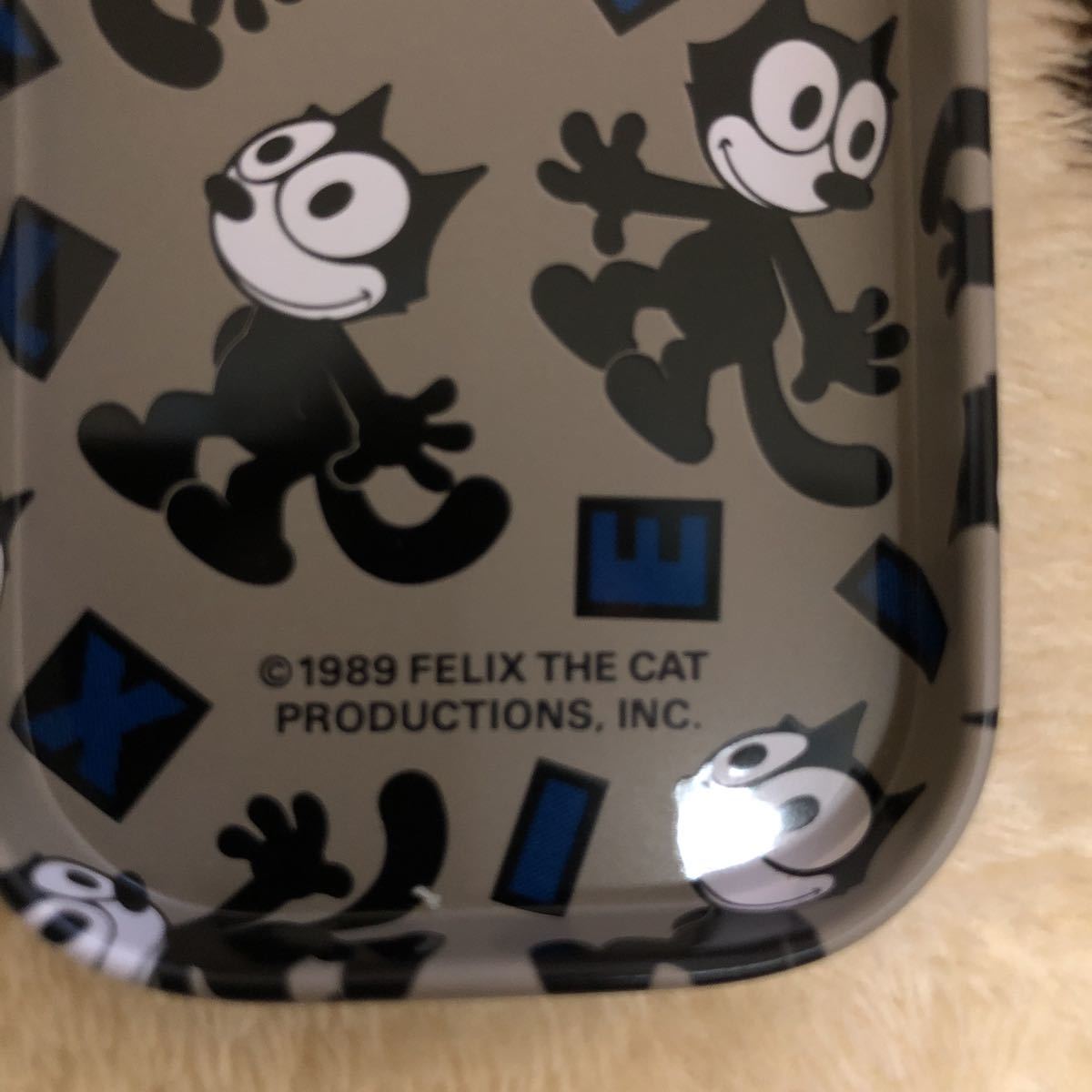 Felix the cat フィリックス 昭和レトロ 当時物 1989年 缶ペンケース