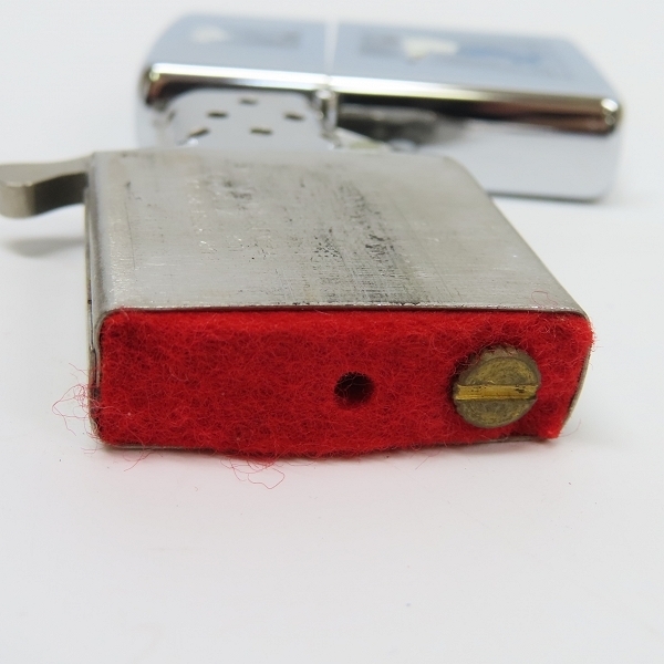 ジッポー赤フェルト ZIPPO 1966 赤フェルト ビンテージ 中古品 ジッポー赤フェルト ZIPPO 1966 赤フェルト ビンテージ 中古品