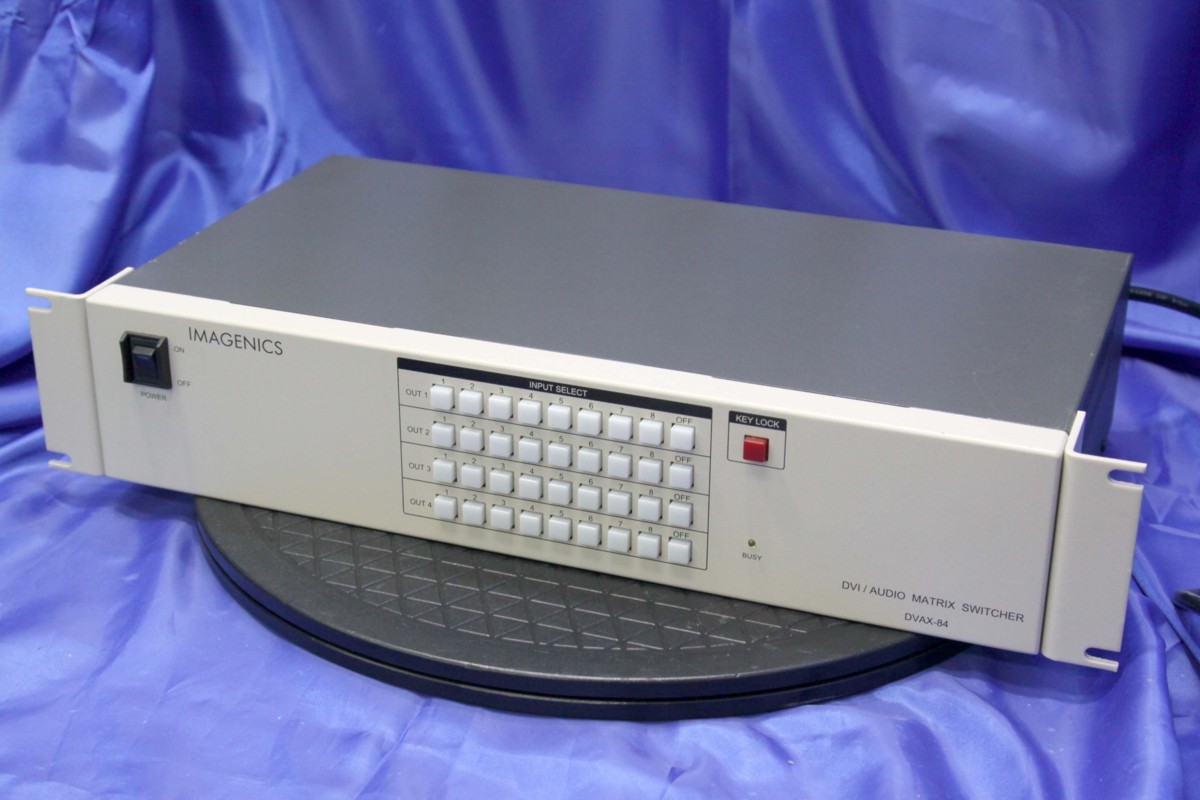 IMAGENICS/8入力4出力 DVIマトリックススイッチャー ★DVAX-84★ 513R DVAX-84 ｜IMAGENICS IMAGENICS 16入力8出力 DVX-1616A&frasl;1608 8入力64出力DVIマトリックススイッチャー(HDCP