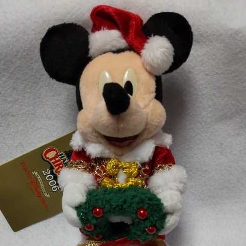 TDS ハーバーサイドクリスマス　ぬいぐるみバッジ　タグ付き　ミッキーミニー　ディズニーシー_2