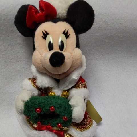 TDS ハーバーサイドクリスマス　ぬいぐるみバッジ　タグ付き　ミッキーミニー　ディズニーシー_3