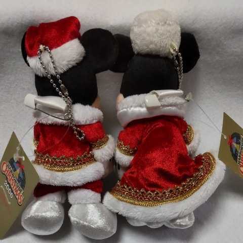 TDS ハーバーサイドクリスマス　ぬいぐるみバッジ　タグ付き　ミッキーミニー　ディズニーシー_4