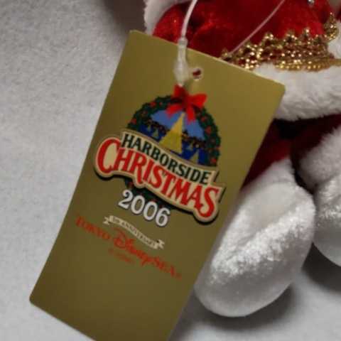 TDS ハーバーサイドクリスマス　ぬいぐるみバッジ　タグ付き　ミッキーミニー　ディズニーシー_5