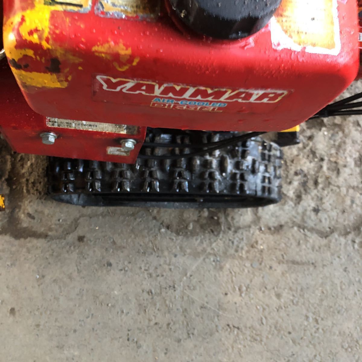 除雪機 ヤンマー 希少！ ヤンマーYSR80Xディーゼル8馬力 排土板付き 