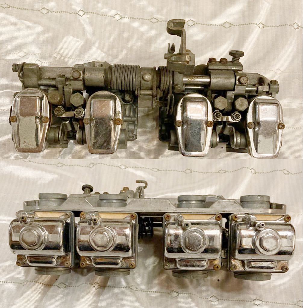 当時物】KAWASAKI カワサキ Z1 ミクニ MIKUNI VM28 純正キャブレター 