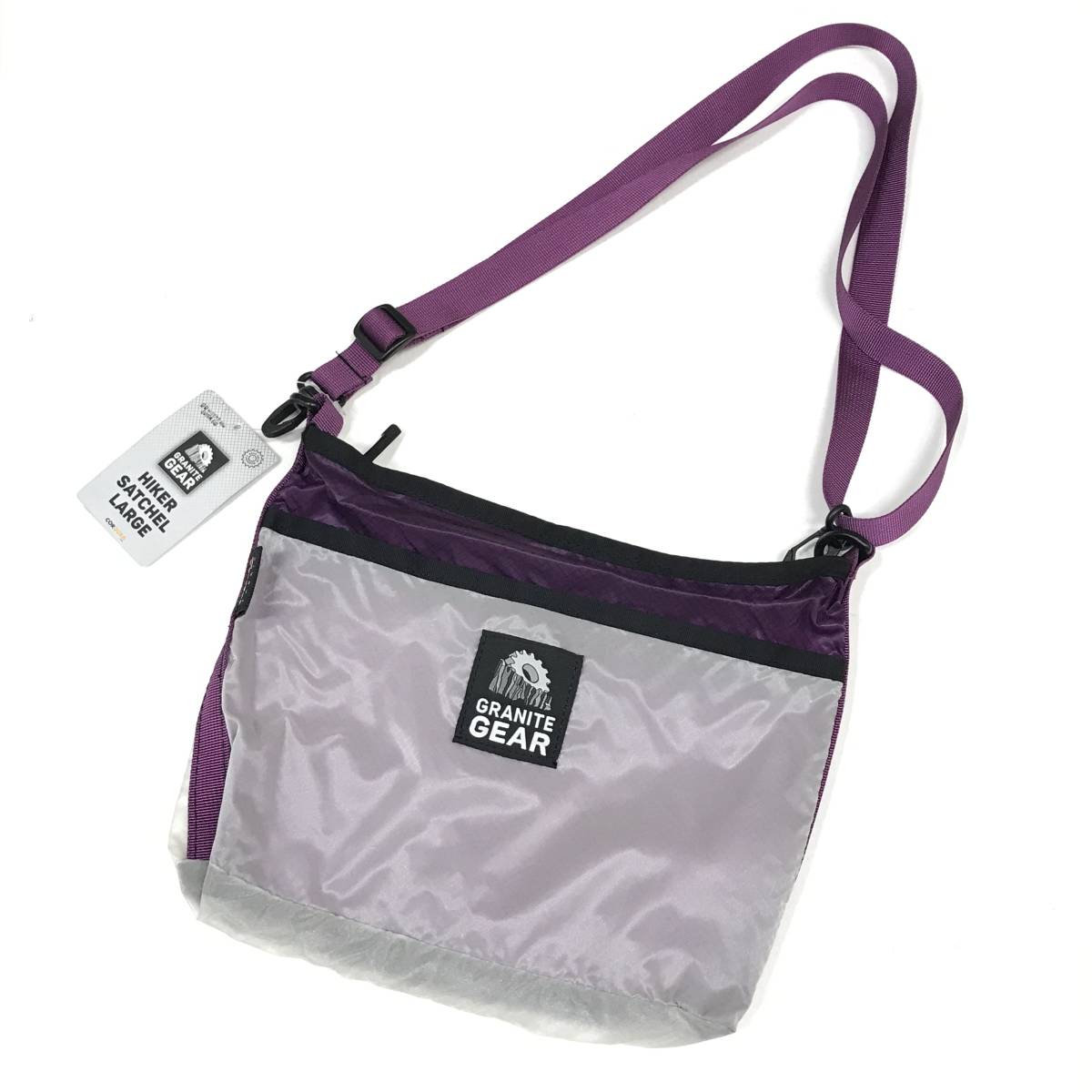 A114 Granite Gear Hiker Satchel グラナイトギア サコッシュ ショルダー バッグ グレープ ホワイト 白 紫 品 タグ付き ショルダーバッグ 売買されたオークション情報 Yahooの商品情報をアーカイブ公開 オークファン Aucfan Com