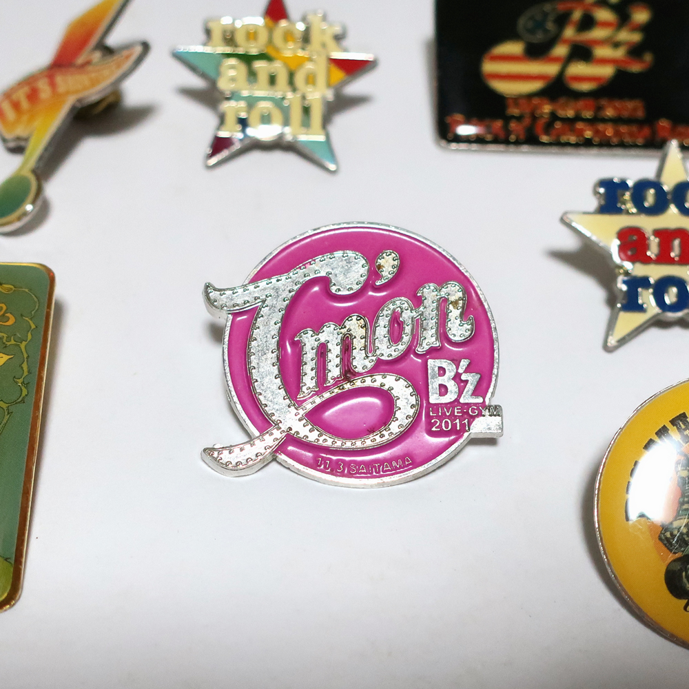 11個 ◇ B'z ピンバッジ | ピンバッチ ピンバッヂ ピンズ pins
