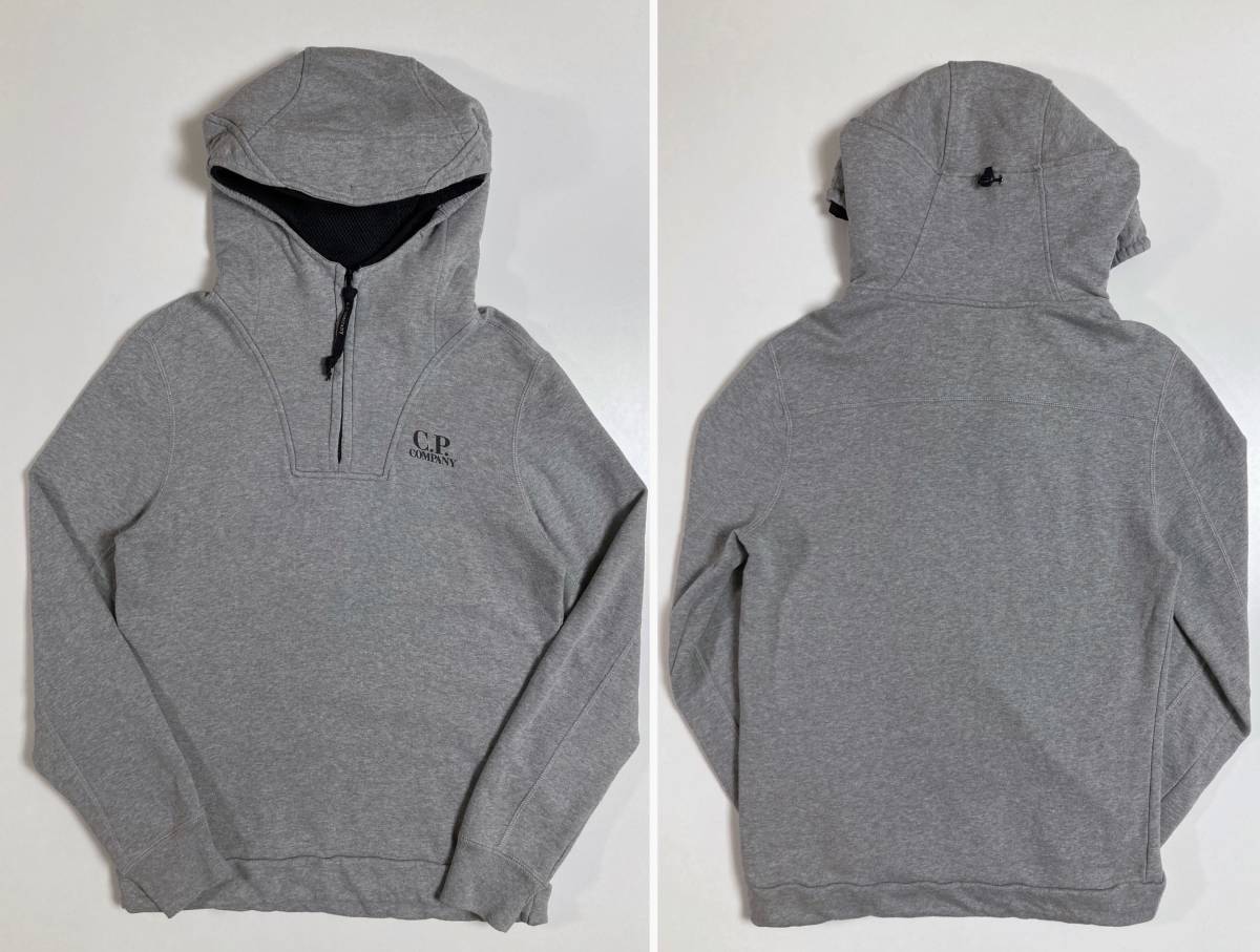 C.P.COMPANY 15SS スウェット パーカー M ハーフジップ プルオーバー 