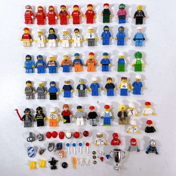 ○6S9b【送60】1円～ 現状品 レゴ LEGO ミニフィグ パーツ まとめ 