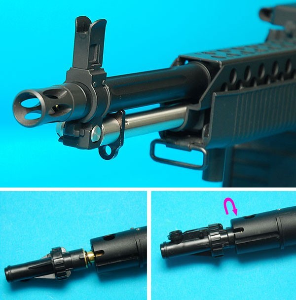 G&P U.S. Navy MK23 MG ストーナー 電動ガン BK AEG015