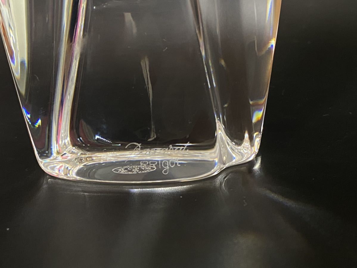 Baccarat RRigot バカラ リゴット フラワーベース/花瓶 クリスタル L51