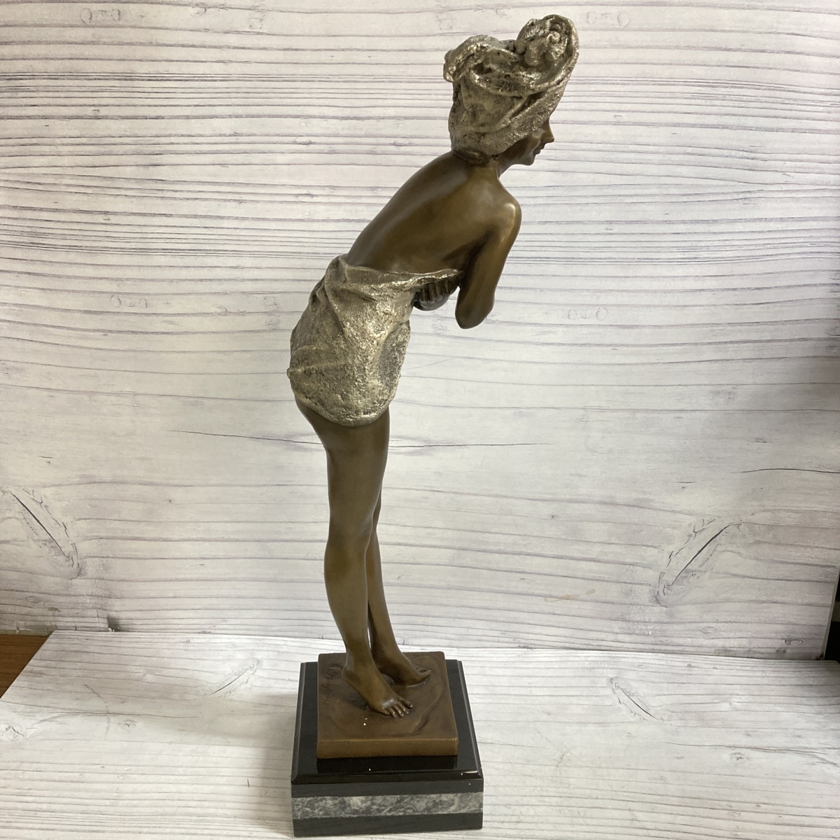 ビンテージ　ブロンズ像　ブタ　銅製　置物　インテリア　工芸品　美術品　A2651 送料無料抽象ブロンズ像妊婦ピカソ41cm大名作 インテリア家具 置物