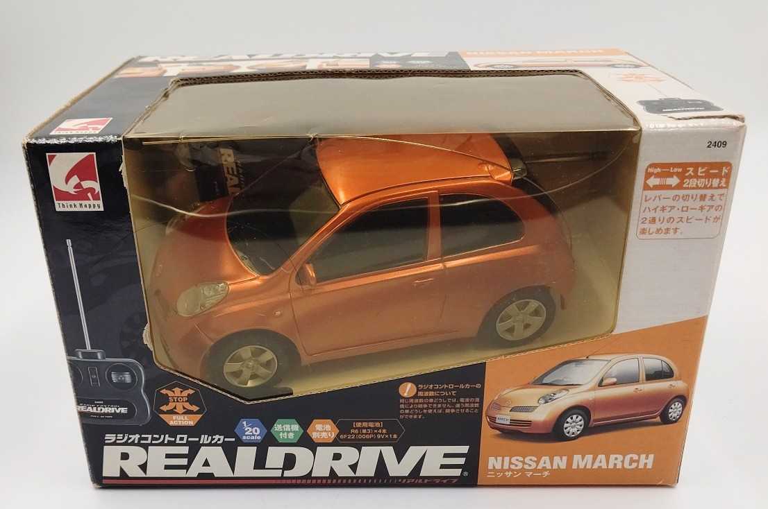 ト滝】 ラジコン ラジオコントロールカー リアルドライブ NISSAN MARCH