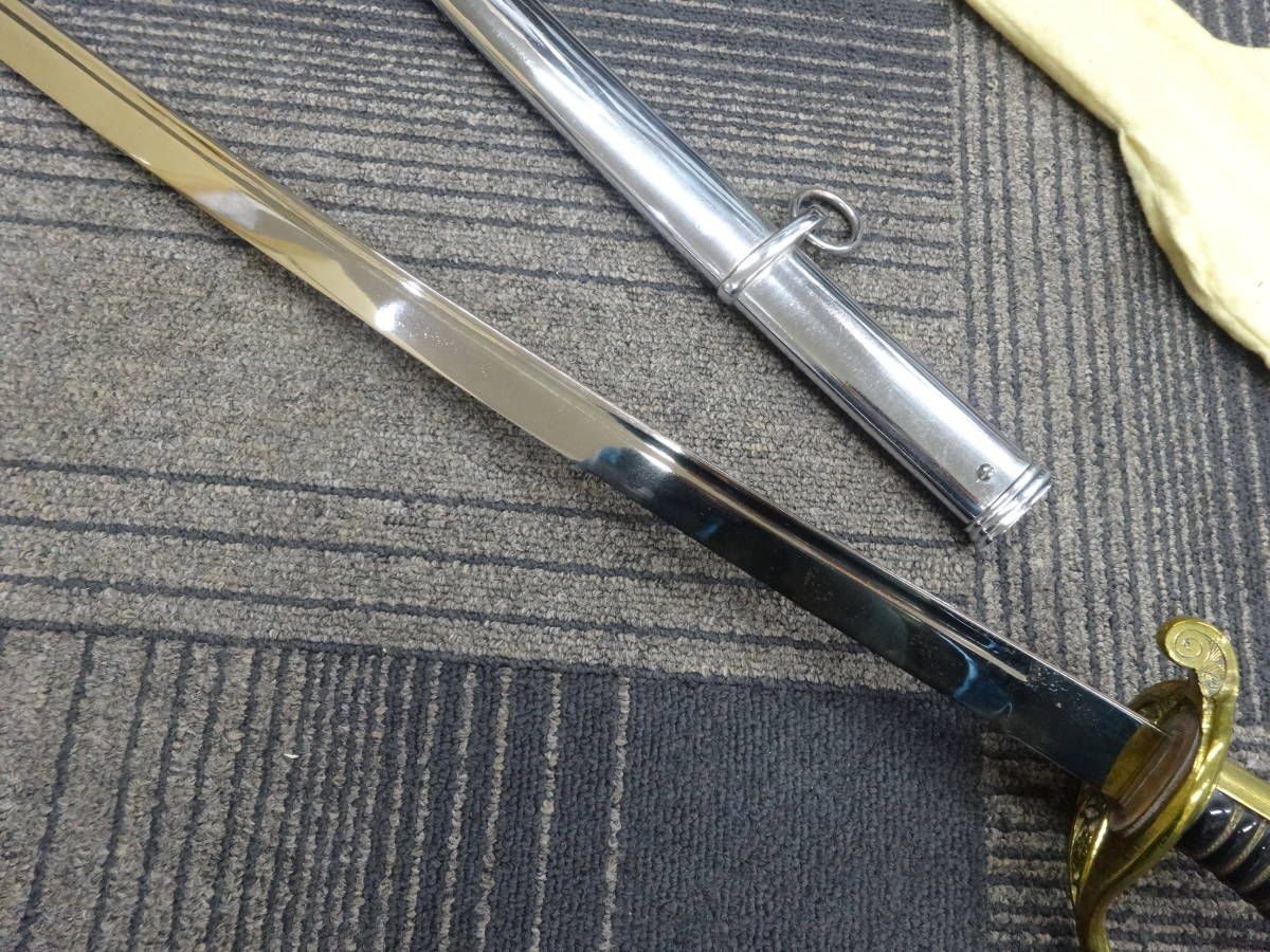 旧家 放出】 尉官 指揮刀 サーベル 軍刀 儀礼刀 刀拵 旧日本軍 陸軍 大 