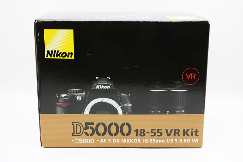□Nikon ニコン D5000 AF-S DX NIKKOR 18-55mm VR レンズキット 元箱