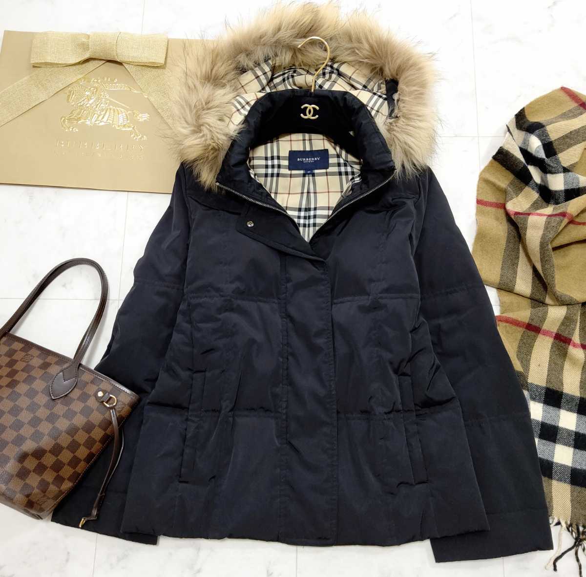 大きいサイズ 美品 BURBERRY バーバリーロンドン ダウンジャケット  