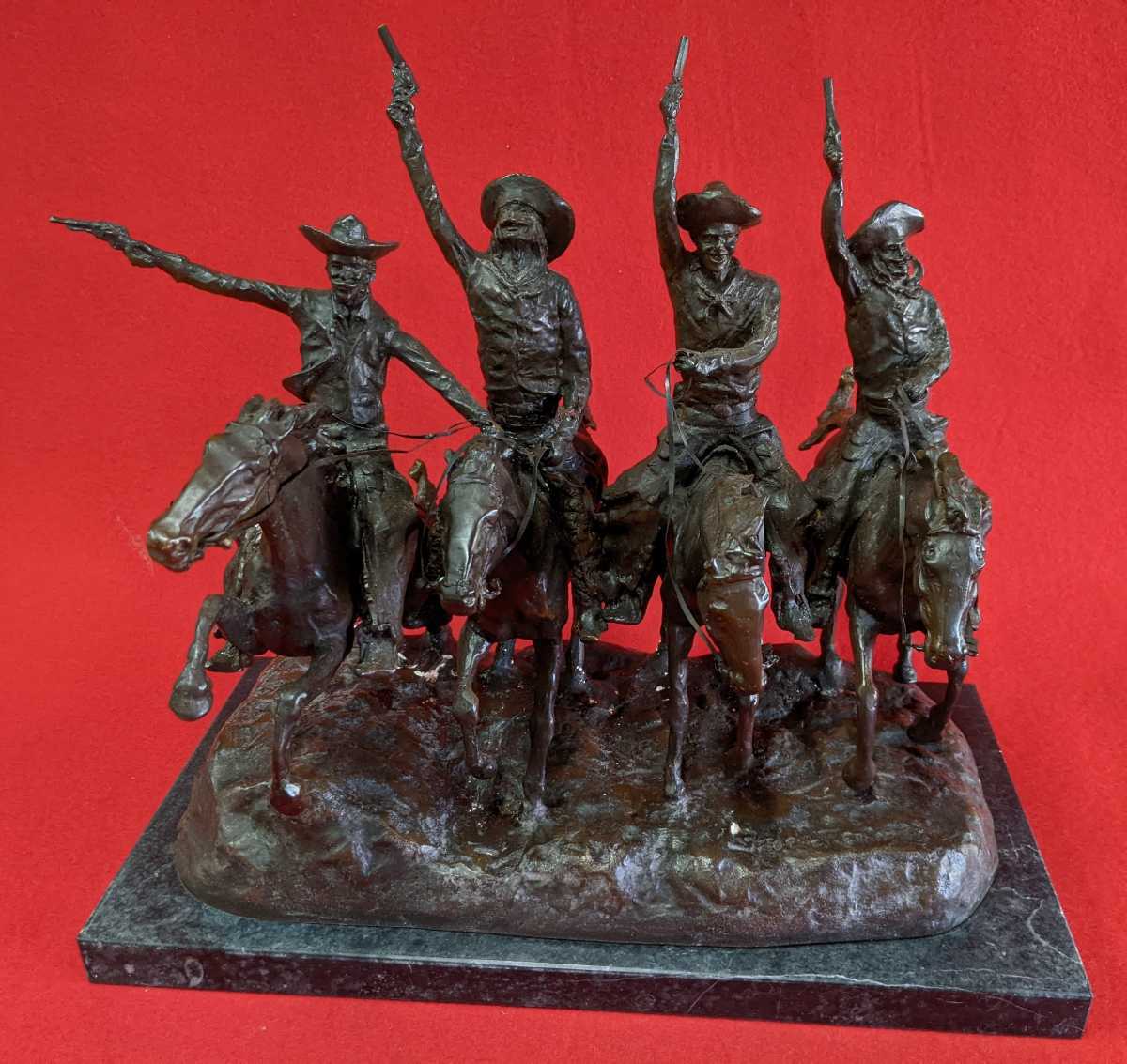 Frederic Remington フレデリック レミントン ブロンズ像 カウボーイ 