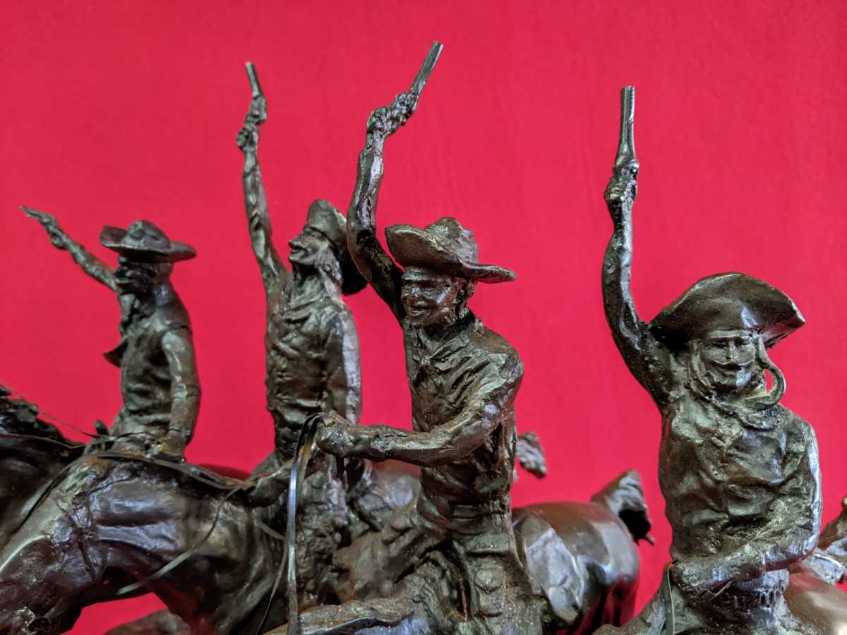 Frederic Remington フレデリック レミントン ブロンズ像 カウボーイ 
