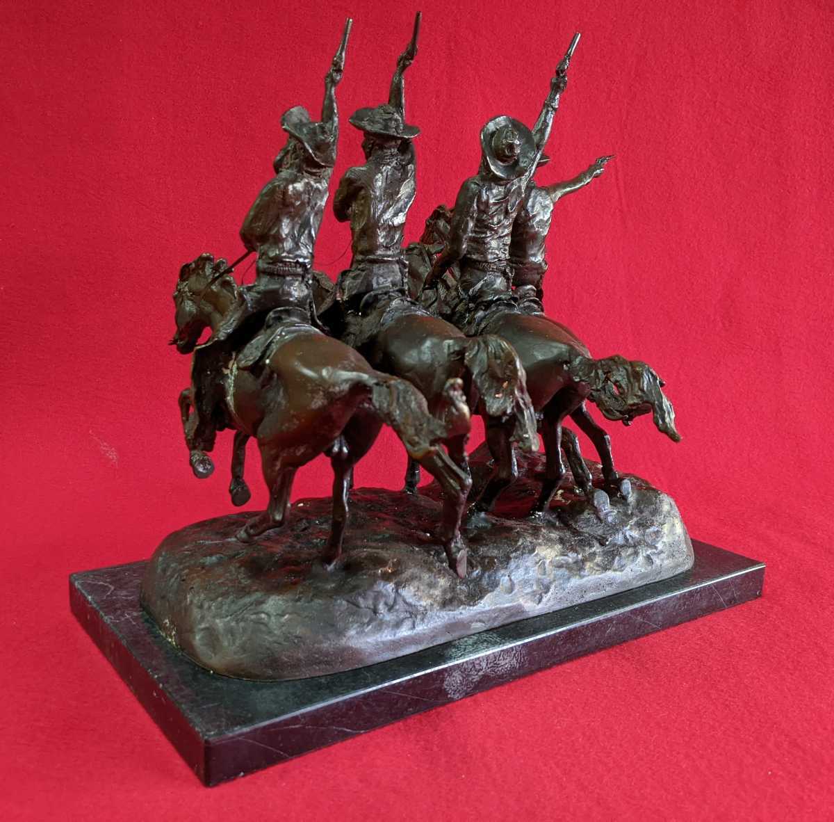 Frederic Remington フレデリック レミントン ブロンズ像 カウボーイ 