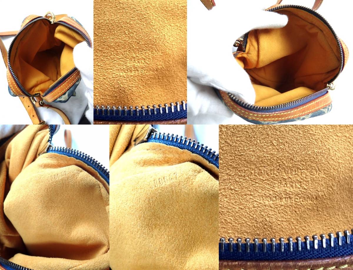 レア 美品 廃盤 LOUIS VUITTON ルイヴィトン モノグラム デニム カメラ  