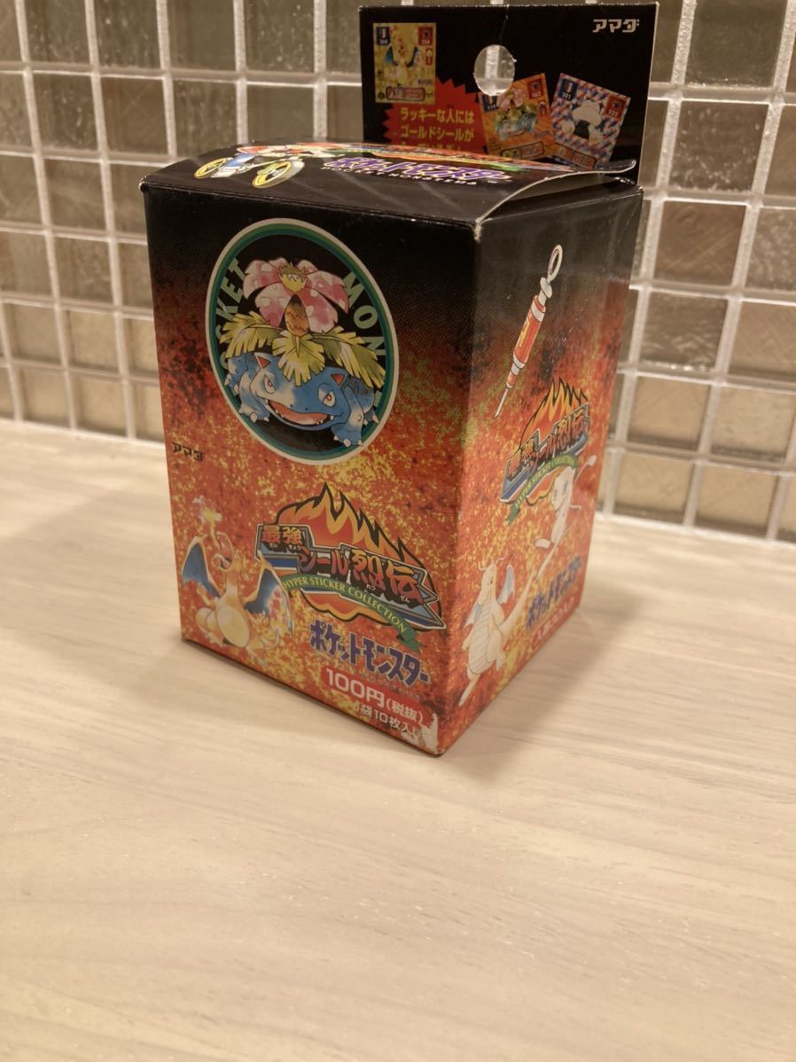 希少品】初代 最強シール烈伝 1BOX 30パック入 ポケモンシール