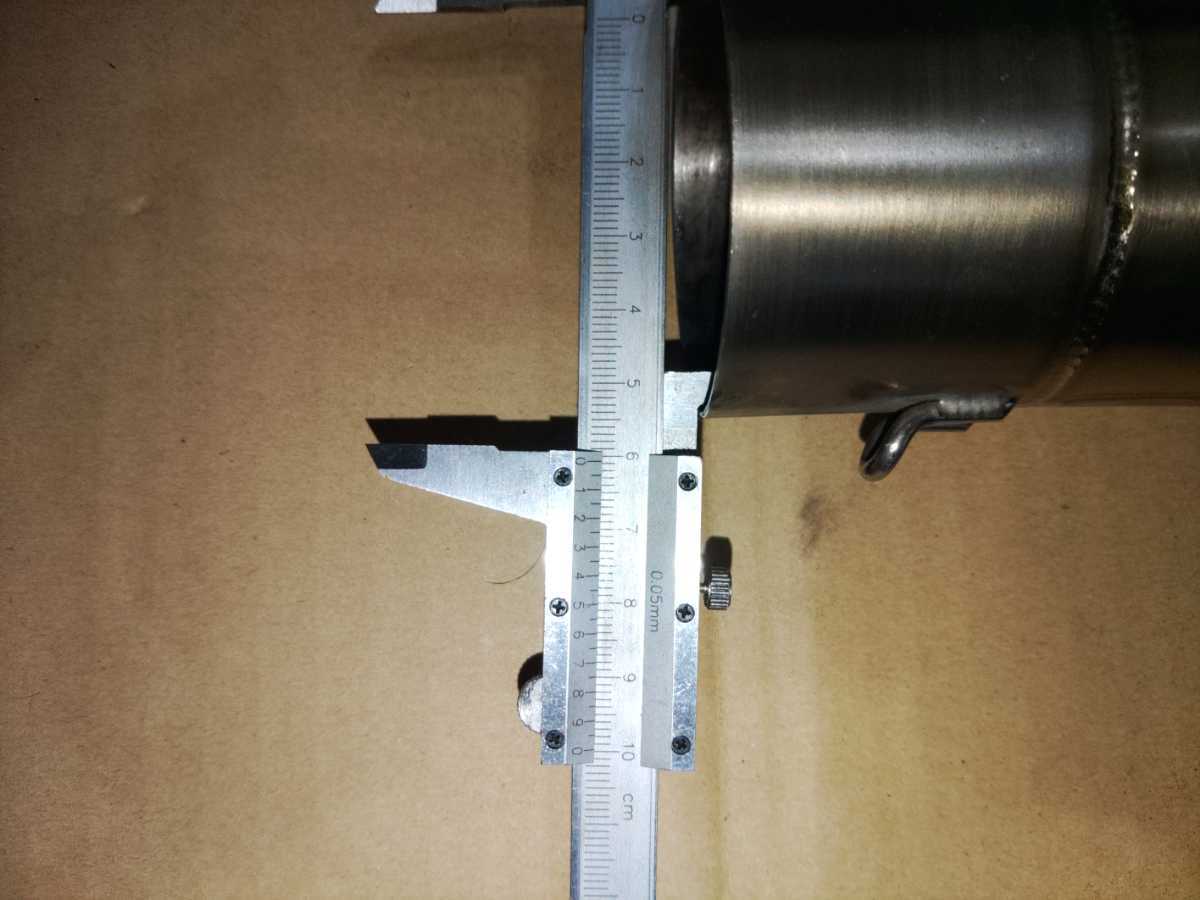 チタン製コニカルGPサイレンサー メーカー不明汎用60.5パイ
