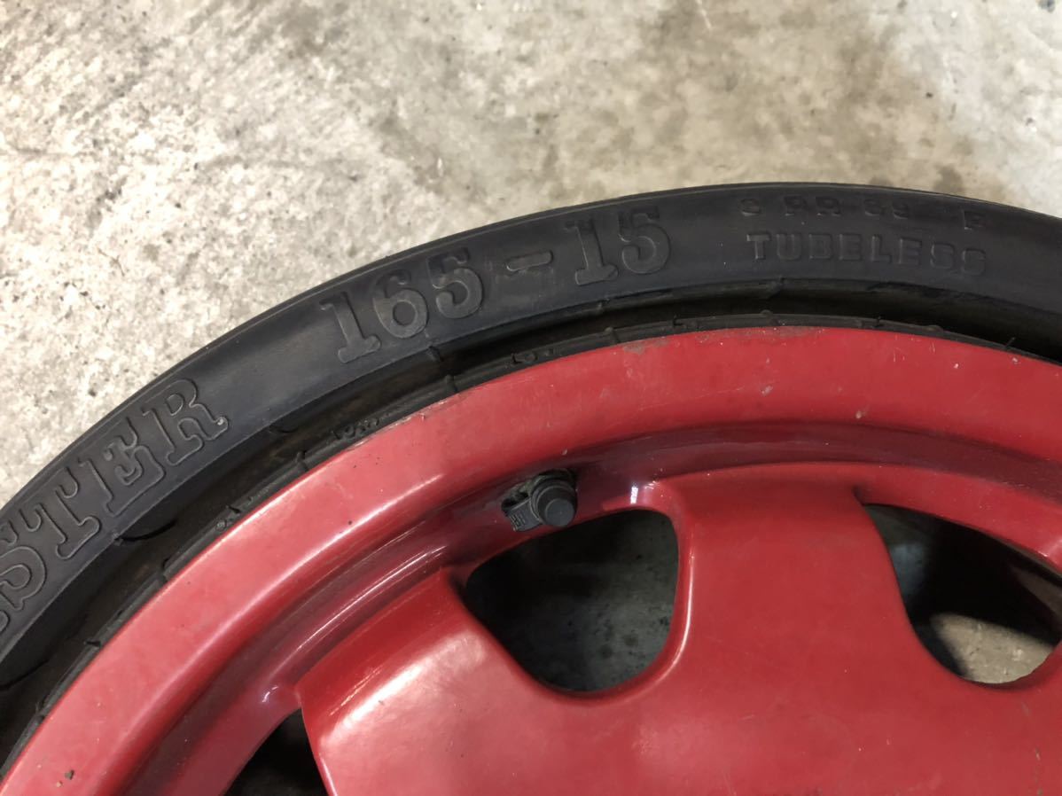 ポルシェ スペアタイヤ 15インチ 911 930 964 993 PORSCHE 空冷 カレラ 