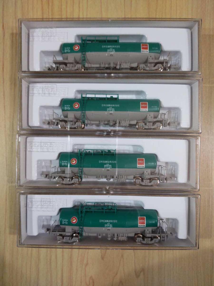 新品未使用 KATO タキ1000 日本石油輸送色 ENEOSマーク付 4台セット