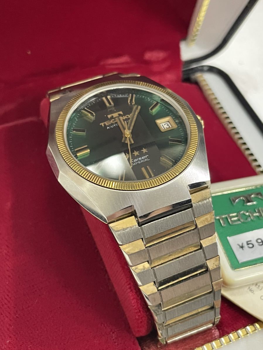 A*K様 TECHNOS テクノス カイザーⅡ 腕時計 自動巻き デイデイト
